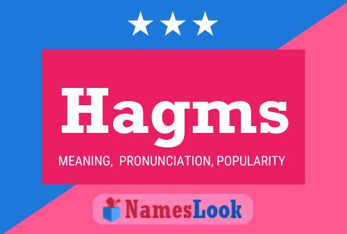 ملصق اسم Hagms