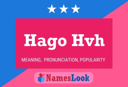 ملصق اسم Hago Hvh