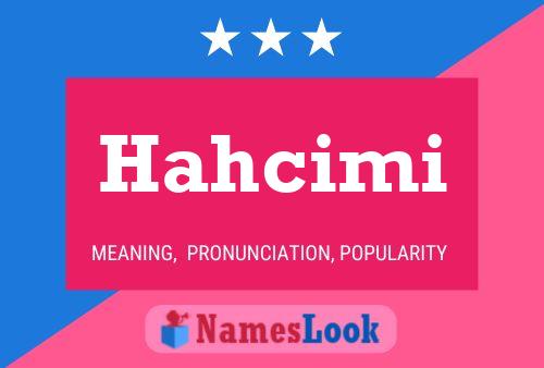 ملصق اسم Hahcimi