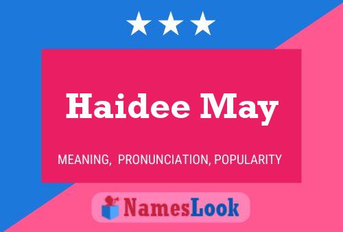 ملصق اسم Haidee May