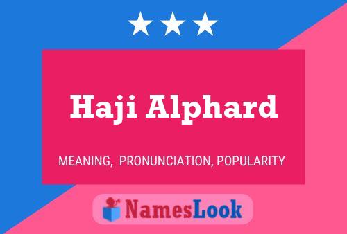 ملصق اسم Haji Alphard