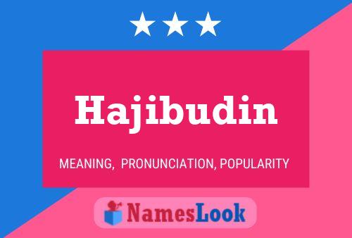 ملصق اسم Hajibudin