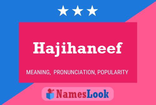 ملصق اسم Hajihaneef