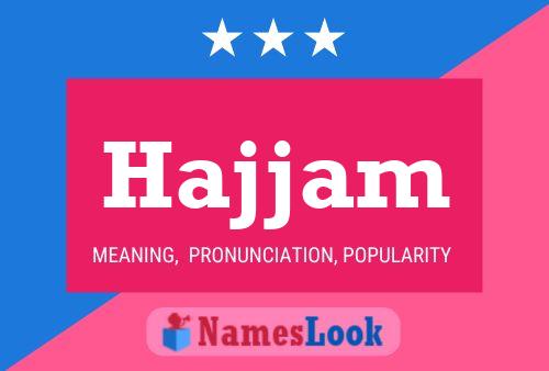 ملصق اسم Hajjam