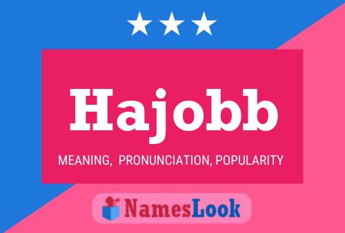 ملصق اسم Hajobb