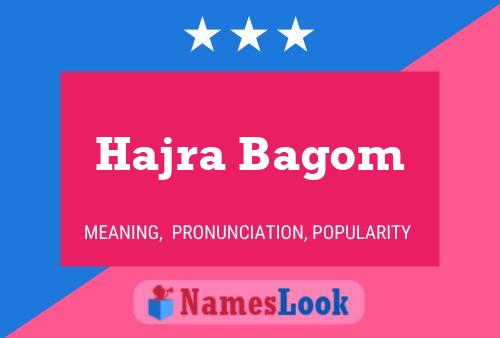 ملصق اسم Hajra Bagom