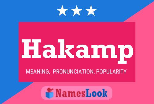 ملصق اسم Hakamp