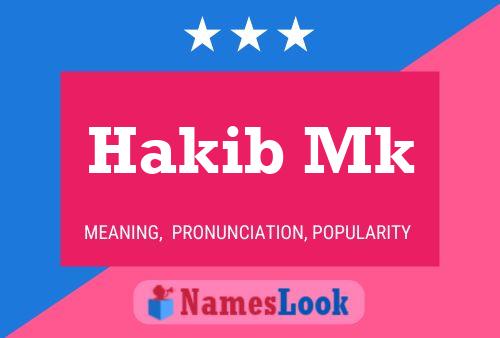 ملصق اسم Hakib Mk