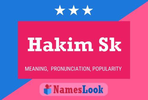 ملصق اسم Hakim Sk