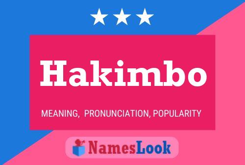 ملصق اسم Hakimbo