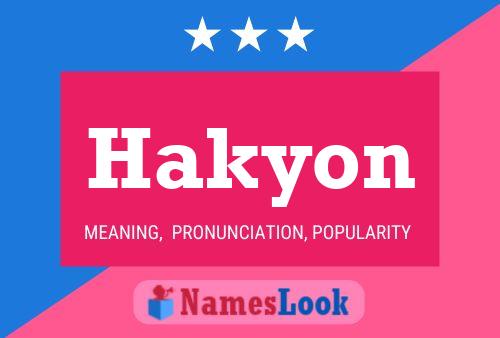 ملصق اسم Hakyon