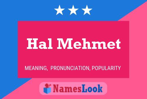 ملصق اسم Hal Mehmet