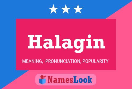 ملصق اسم Halagin