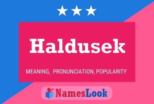 ملصق اسم Haldusek