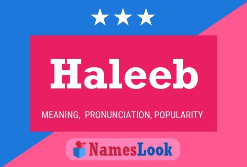 ملصق اسم Haleeb