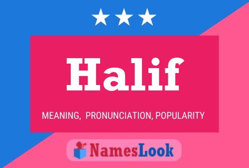 ملصق اسم Halif