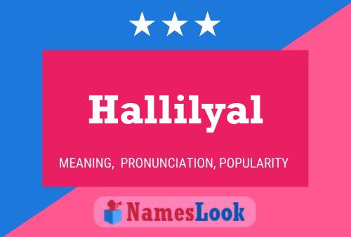 ملصق اسم Hallilyal