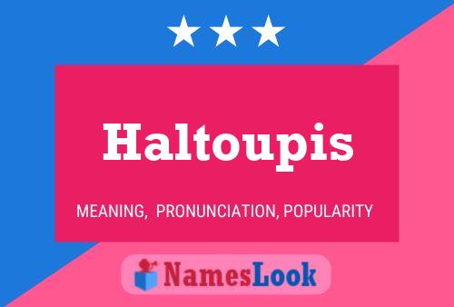 ملصق اسم Haltoupis