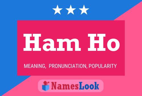 ملصق اسم Ham Ho