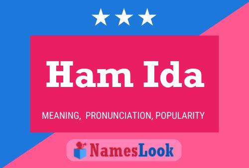 ملصق اسم Ham Ida