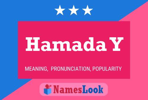 ملصق اسم Hamada Y