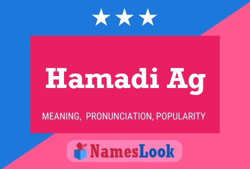 ملصق اسم Hamadi Ag