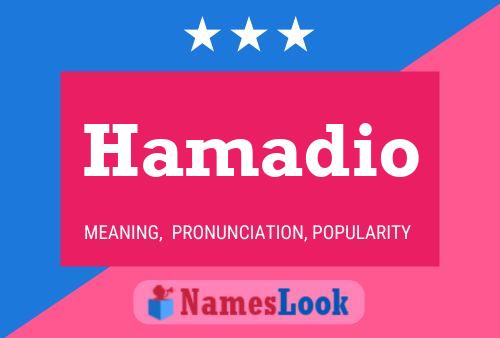 ملصق اسم Hamadio