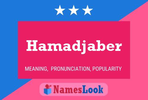 ملصق اسم Hamadjaber