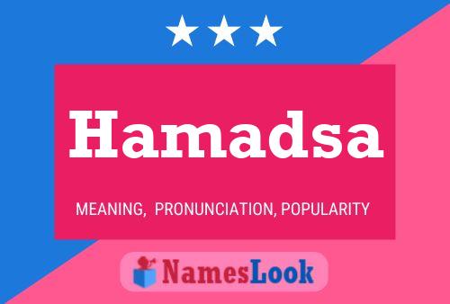 ملصق اسم Hamadsa