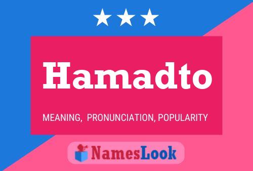 ملصق اسم Hamadto