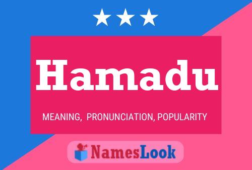 ملصق اسم Hamadu