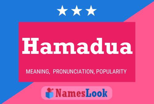 ملصق اسم Hamadua