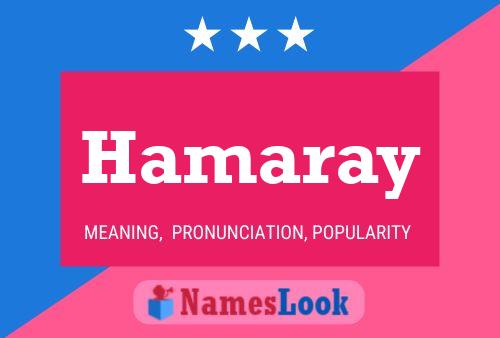 ملصق اسم Hamaray