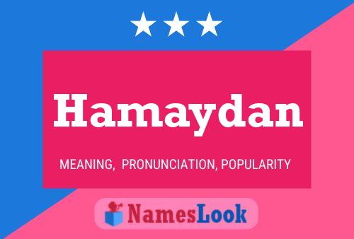 ملصق اسم Hamaydan