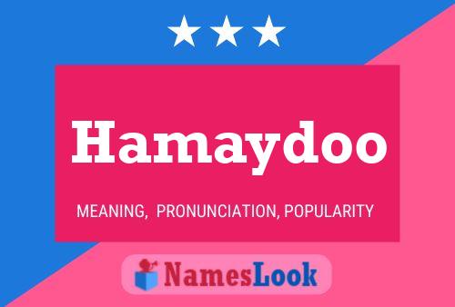 ملصق اسم Hamaydoo