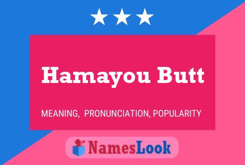 ملصق اسم Hamayou Butt