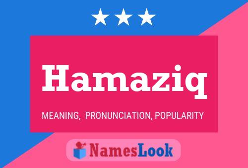 ملصق اسم Hamaziq