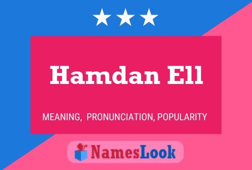 ملصق اسم Hamdan Ell