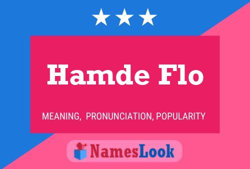 ملصق اسم Hamde Flo