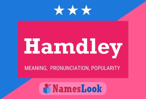 ملصق اسم Hamdley