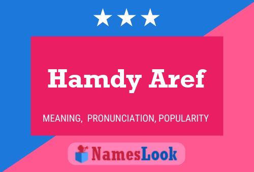 ملصق اسم Hamdy Aref