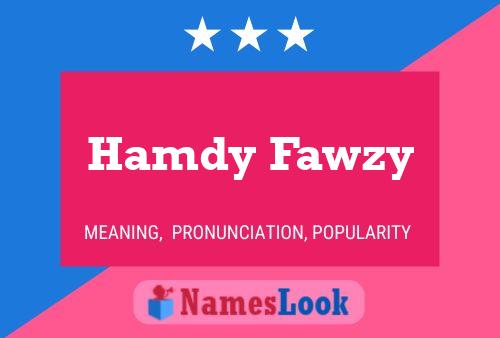 ملصق اسم Hamdy Fawzy