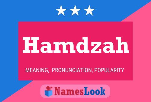 ملصق اسم Hamdzah