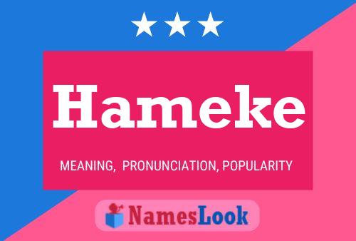 ملصق اسم Hameke