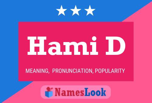 ملصق اسم Hami D