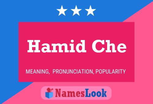 ملصق اسم Hamid Che