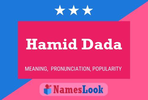 ملصق اسم Hamid Dada