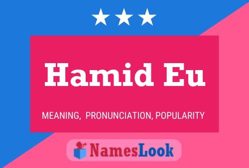 ملصق اسم Hamid Eu