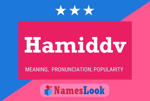 ملصق اسم Hamiddv