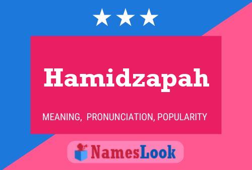 ملصق اسم Hamidzapah